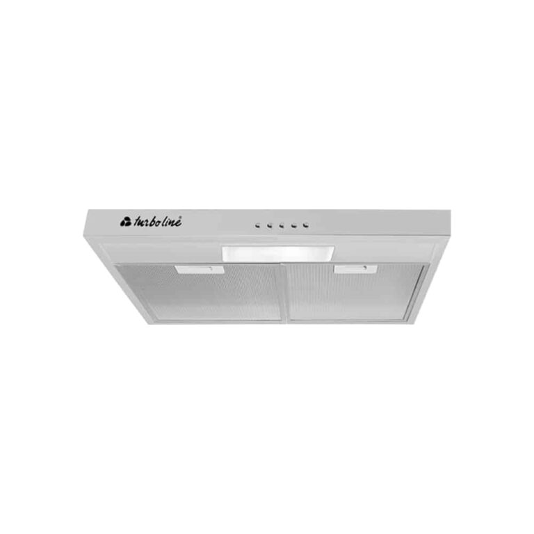 "شفاط مطبخ 60 Pro Max Flat، 60 سم، تصميم فضي أنيق وعصري."