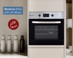 TL3K66G3D NextLine فرن بلت إن TurboLine، فرن مطبخ فضي 60 سم مع شاشة ديجيتال وإشعال ذاتي