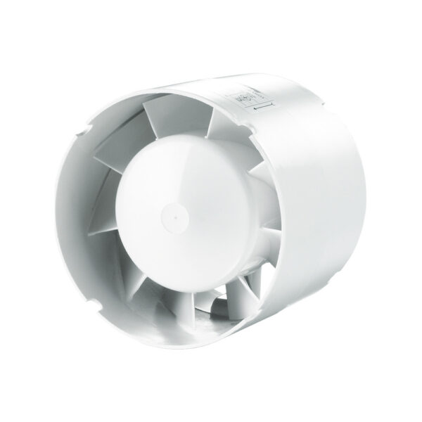 100 VKO1 Exhaust Fan, 100 mm Diameter, 107 m³/h, Whiteشفاط اوكراني للتهوية للمطبخ والحمام