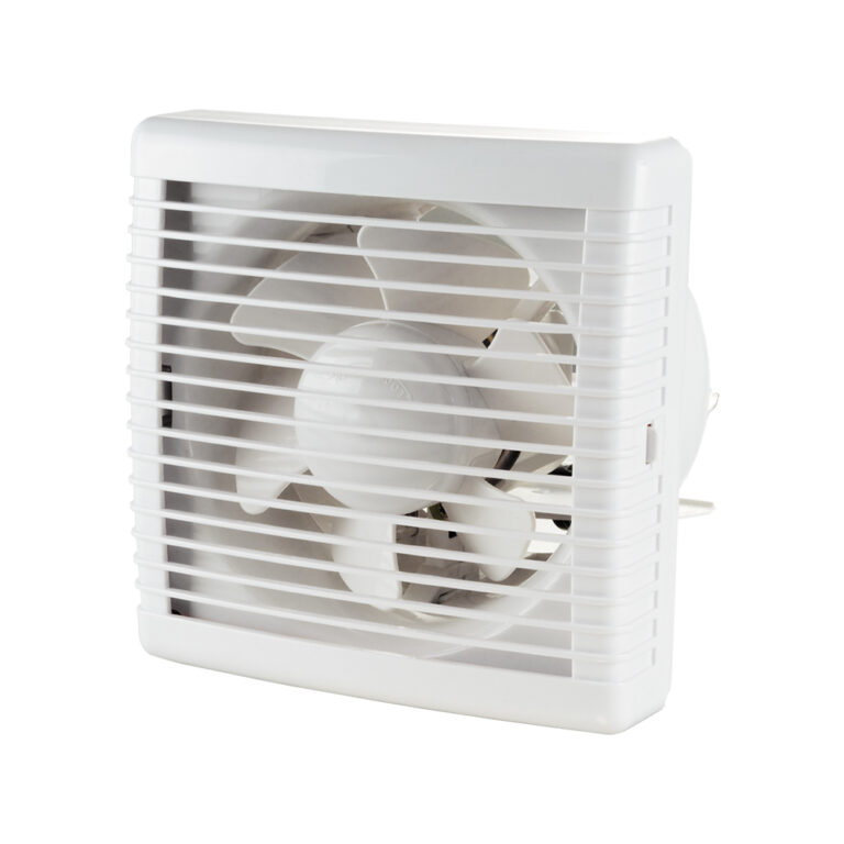 VVR 230 Exhaust Fan, 230 mm Diameter, 455 m³/h Airflow, Whiteشفاط تهوية اوكراني لحمام ولمطبخ
